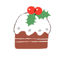 小さなクリスマスケーキ