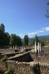 Fototapeta na wymiar Macédoine du Nord : Site archéologique de Heraclea Lyncestis (Bitola)