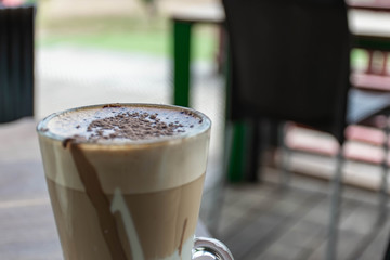 cup of coffee on table