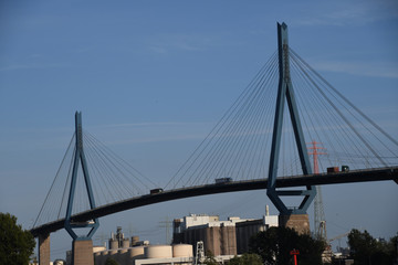 Hamburg, Germany: Koehlbrand bridge