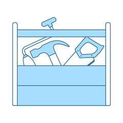 Fototapeta premium Retro Tool Box Icon