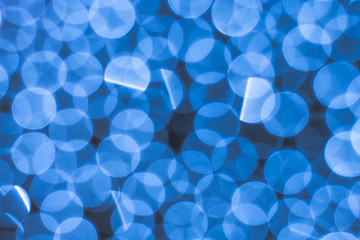 abstract bokeh background with blue lights