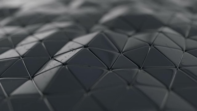 wavy surface consisting of triangular elements