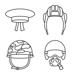 Vector illustration of uniform and soldier symbol. Collection of uniform and modern stock vector illustration.