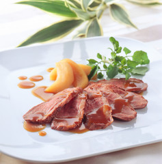 鴨胸肉のロースト