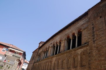 Fototapeta premium Macédoine du Nord : Cathédrale Svetina Sofija (Ohrid)