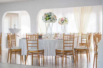 luxury wedding table. 