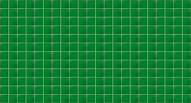 Green glossy square ceramic tile texture background. Green tiles wall.  Stock Illustration | Adobe Stock