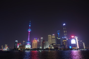 Bâtiments de Shanghai The Bund la nuit