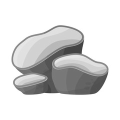 Isolated object of lichen and coral sign. Set of lichen and water stock vector illustration.