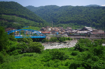 神岡鉱山の風景