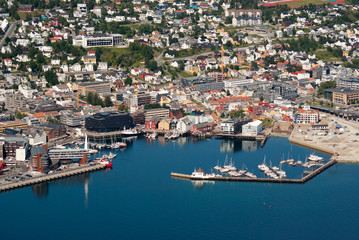 Naklejka na ściany i meble Tromsø, Norwegen