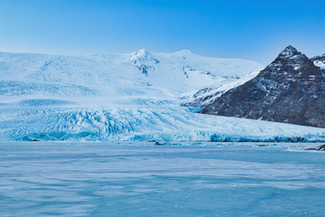 Fjallsárlón Glacial Lagoon in Skaftafell NP, Iceland