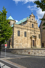 Fototapeta na wymiar Holy cross church in Hildesheim, Germany