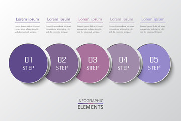 Vector infographic template