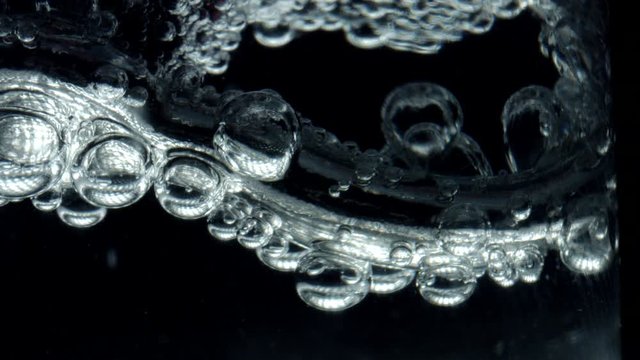 4k Extreme Close-up of Water Bubbles on Flower