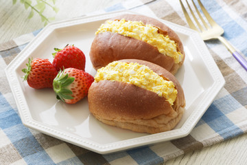 卵サンド 朝食プレート 