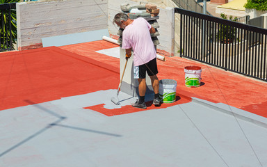 Building resins for waterproofing terraces, solving infiltration problems and making the surface walkable and aesthetically pleasing