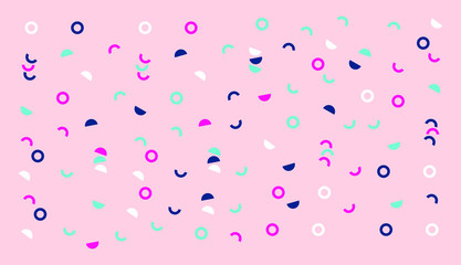 Colorful cute graphic vector background