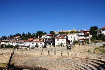 Obraz premium Macédoine du Nord : Amphithéâtre d’Ohrid