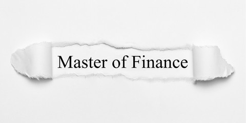 Master of Finance