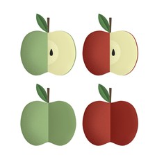 set of apples