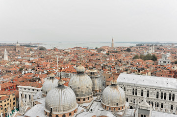 Fototapeta na wymiar Aussicht vom Campanile, Venedig, Venetien, Italien, Europa
