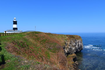 能取岬灯台　北海道　網走市