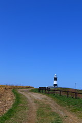 能取岬灯台　北海道　網走市