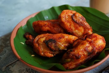 Arikkadukka / Stuffed Mussels Fry - A spicy sea food snack from Thalassery Malabar