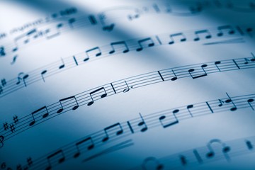 Fototapeta premium Sheet music.