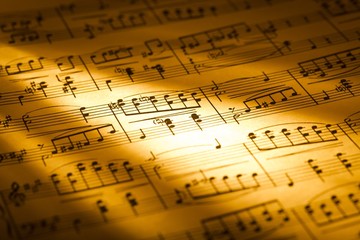 Sheet music.