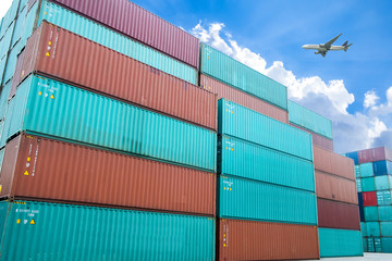 Fototapeta premium Cargo containers
