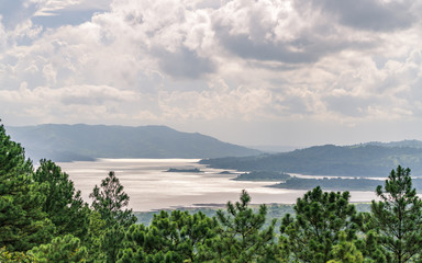 Lake arenal in the Alajuela region of Costa Rica
