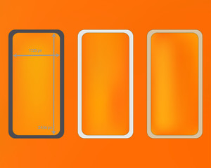 Mesh, yellow colored phone backgrounds kit.