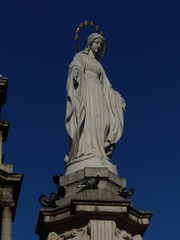 Old Lviv is a very beautiful city. There are many temples, narrow streets, old monuments and emblems.