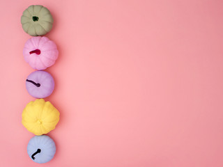 Colorful pumpkin background.