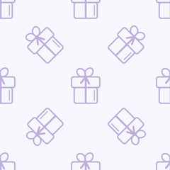 Wedding background seamless vector pattern in modern flat style