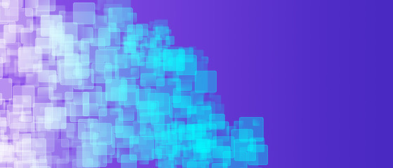 Square futuristic shapes background