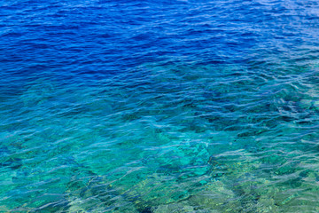 Blue water texture