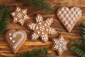 Gingerbread cookies.