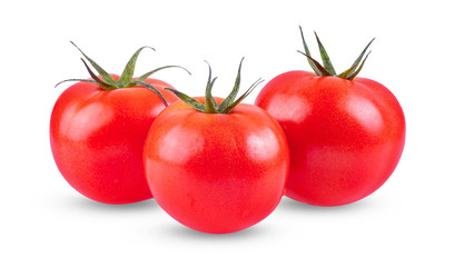 tomato isolated on white background. full depth of field