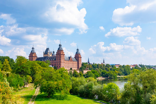 famous city castle in Aschaffenburg