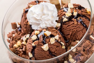 Chocolate Ice Cream in a Cup