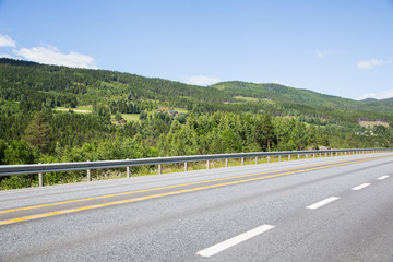 highway landscape, norway