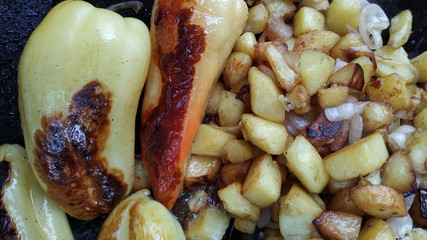 fried street potatoes