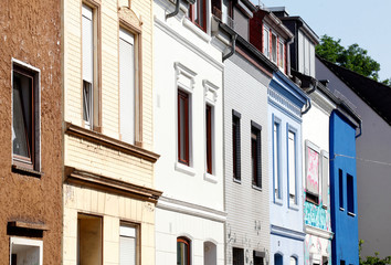 Naklejka premium Alte und Moderne Wohngebäude, Bremen, Deutschland, Europa