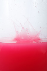 strawberry juice splash