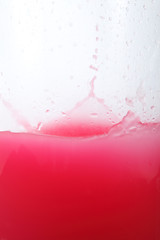 strawberry juice splash