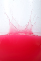 strawberry juice splash